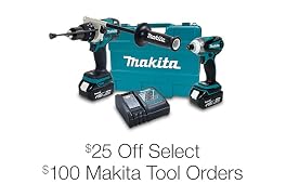 $25 Off Select $100 Makita Tool Orders